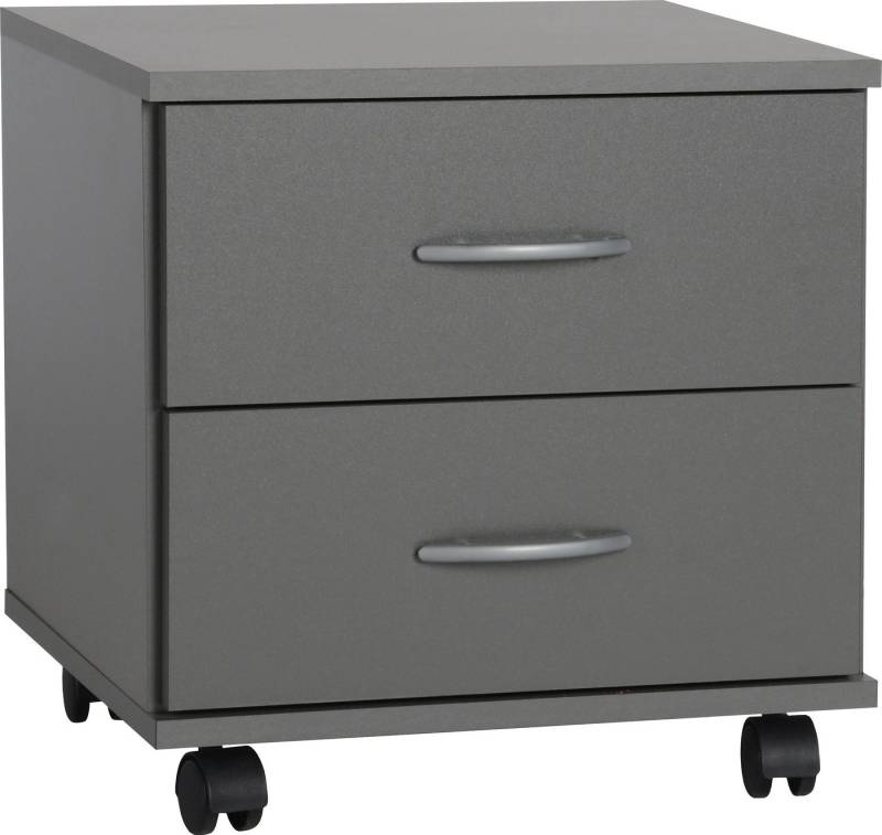 VOGL Möbelfabrik Rollcontainer Barrie, Bürocontainer, Nachtschrank, (1 St), Ausführungen mit/ohne Schubladen, Höhe 41 cm, Made in Germany von VOGL Möbelfabrik