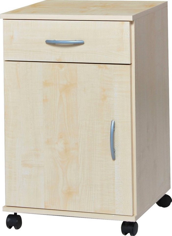 VOGL Möbelfabrik Rollcontainer Barrie, Bürocontainer, (1 St), verschiedene Ausführungen, mit Schubladen, Höhe 67 cm, Made in Germany von VOGL Möbelfabrik
