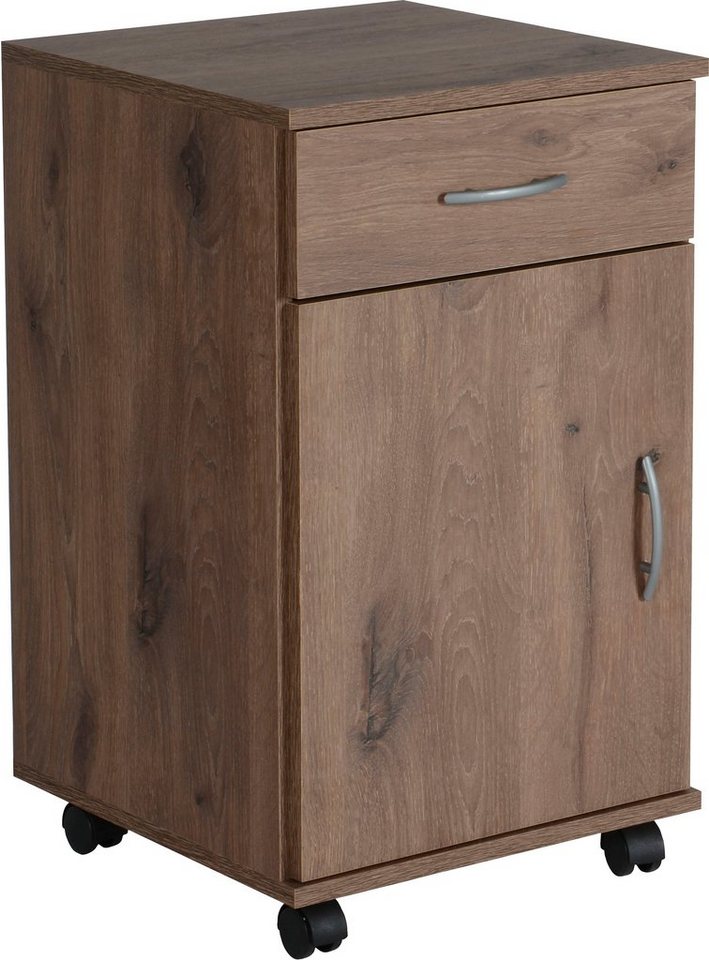 VOGL Möbelfabrik Rollcontainer Barrie, Bürocontainer, (1 St), verschiedene Ausführungen, mit Schubladen, Höhe 67 cm, Made in Germany von VOGL Möbelfabrik