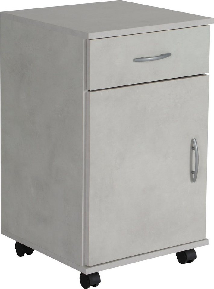 VOGL Möbelfabrik Rollcontainer Barrie, Bürocontainer, (1 St), verschiedene Ausführungen, mit Schubladen, Höhe 67 cm, Made in Germany von VOGL Möbelfabrik
