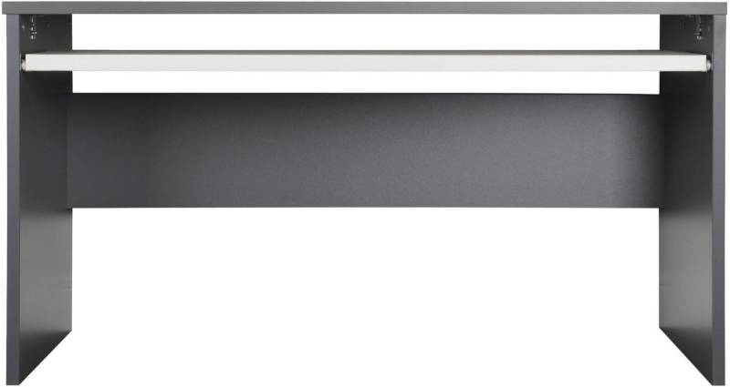 VOGL Möbelfabrik Schreibtisch Barrie mit 2-farbigem Tastaturauszug, in 2 Breiten, 2,5 cm Tischplattenstärke, Made in Germany von VOGL Möbelfabrik