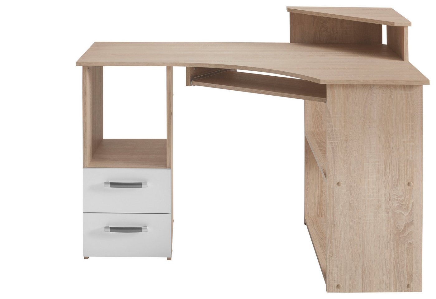 VOGL Möbelfabrik Schreibtisch Sam, Eckschreibtisch, Tastaturauszug, Monitoraufsatz & opt. Towerfach VOGL Möbelfabrik Schreibtisch Sam, Eckschreibtisch, Tastaturauszug, Monitoraufsatz & opt. Towerfach von VOGL Möbelfabrik