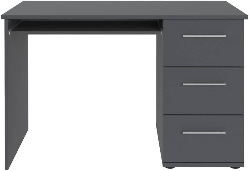VOGL Möbelfabrik Schreibtisch Tobi, optional mit Tastaturauszug, mit 3 Schubkästen, Breite 115 cm, Made in Germany von VOGL Möbelfabrik