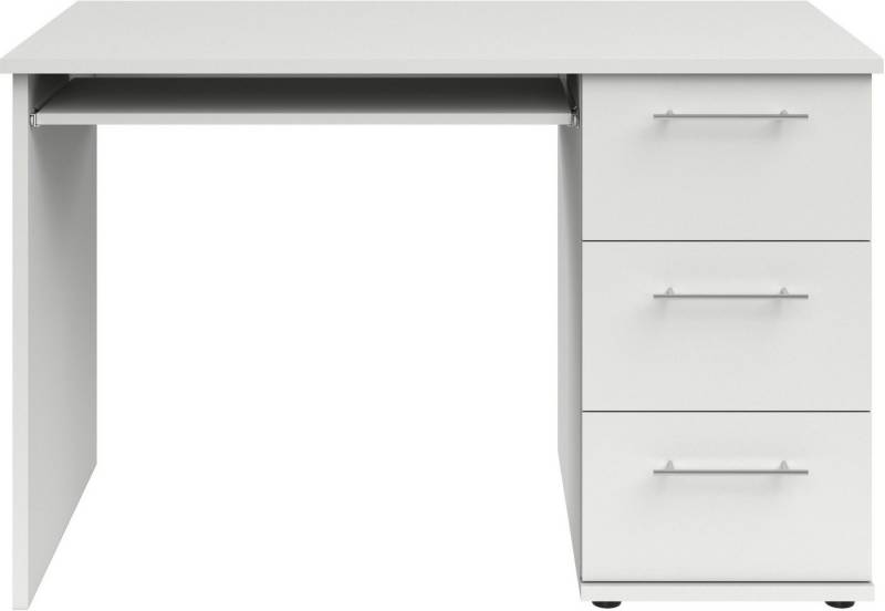 VOGL Möbelfabrik Schreibtisch Tobi, optional mit Tastaturauszug, mit 3 Schubkästen, Breite 115 cm, Made in Germany von VOGL Möbelfabrik
