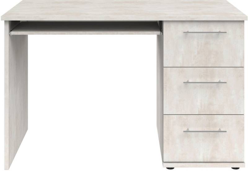 VOGL Möbelfabrik Schreibtisch Tobi, optional mit Tastaturauszug, mit 3 Schubkästen, Breite 115 cm, Made in Germany von VOGL Möbelfabrik