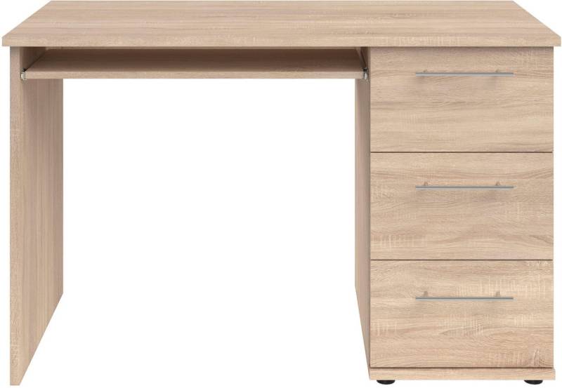 VOGL Möbelfabrik Schreibtisch Tobi, optional mit Tastaturauszug, mit 3 Schubkästen, Breite 115 cm, Made in Germany von VOGL Möbelfabrik