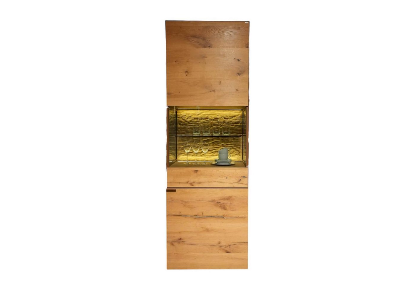VOGLAUER Standvitrine Vitrine Vcuben Wildeiche Rustikal Metall Kupfer Bronze VOGLAUER Standvitrine Vitrine Vcuben Wildeiche Rustikal Metall Kupfer Bronze von VOGLAUER