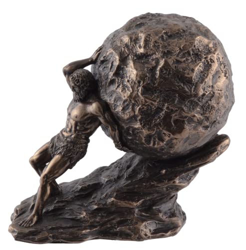 VOGLER Joh. Vogler GmbH Sisyphus griechische Legende mit Felsen - bronziert by Veronese von VOGLER Joh. Vogler GmbH