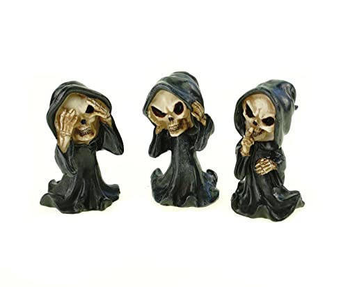 VOGLER Joh. Vogler GmbH 3er Set weise lustige Grim Reaper 9 cm Gothic Figur Totenschädel Totenkopf VOGLER Joh. Vogler GmbH 3er Set weise lustige Grim Reaper 9 cm Gothic Figur Totenschädel Totenkopf von VOGLER Joh. Vogler GmbH