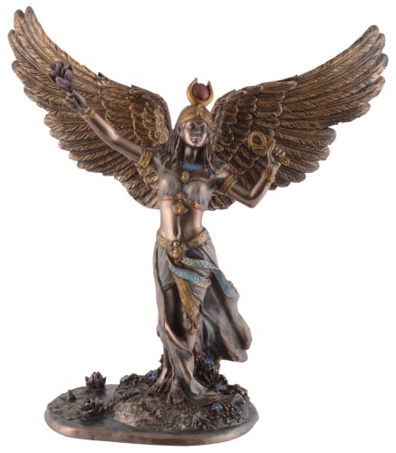 Ägyptische Göttin Isis mit Schwingen - bronziert und coloriert by Veronese von VOGLER Joh. Vogler GmbH