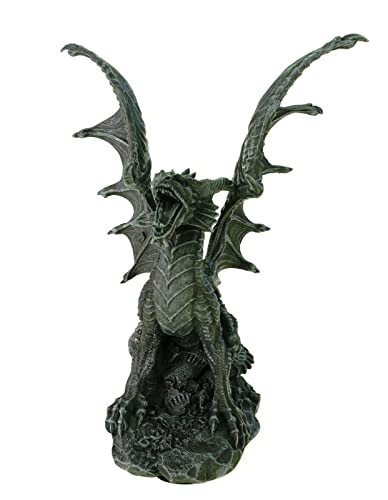 VOGLER Joh. Vogler GmbH Drache Roar mit erhobenen Schwingen 25 cm Dragon Figur Gothic von VOGLER Joh. Vogler GmbH