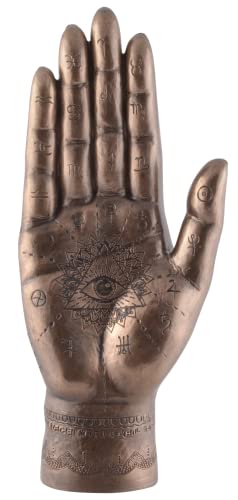 VOGLER Joh. Vogler GmbH Hand der Fatima mit magischen Symbolen verziert - bronziert by Veronese, 708-7988 von VOGLER Joh. Vogler GmbH