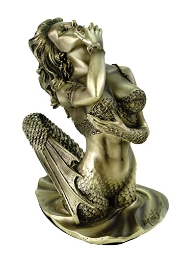 VOGLER Joh. Vogler GmbH Monte M.Moore Meerjungfrau Die Verführung Sirene 18 cm Mermaid sexy Akt Frau Figur von VOGLER Joh. Vogler GmbH