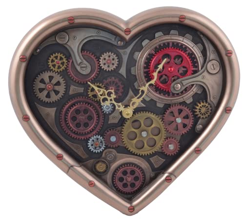 VOGLER Joh. Vogler GmbH Steampunk Wanduhr Steampunkherz - bronziert by Veronese von VOGLER Joh. Vogler GmbH