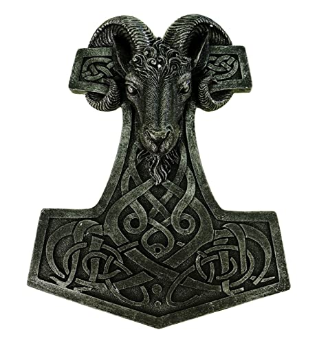 VOGLER Joh. Vogler GmbH Thors Hammer mit Ziegenbockkopf 30 cm Wandrelief zum hängen Thor VOGLER Joh. Vogler GmbH Thors Hammer mit Ziegenbockkopf 30 cm Wandrelief zum hängen Thor von VOGLER Joh. Vogler GmbH