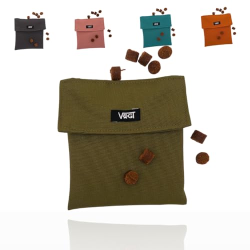 VOGT-SnackBag | Futterbeutel | Taschenschoner | André Hundeerziehung (Oliv) von VOGT