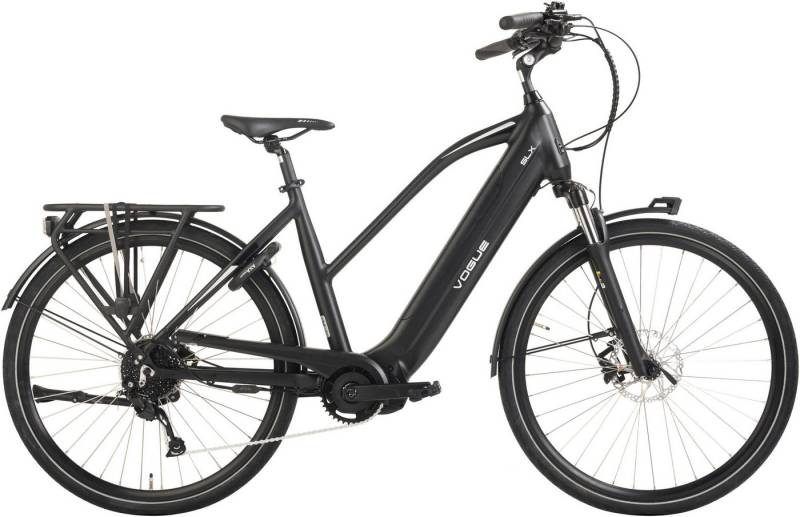 VOGUE BIKE E-Bike Cityrad SLX, 9 Gang Shimano Alivio Schaltwerk, Kettenschaltung, Mittelmotor, 522 Wh, Pedelec, Elektrofahrrad für Damen u. Herren von VOGUE BIKE