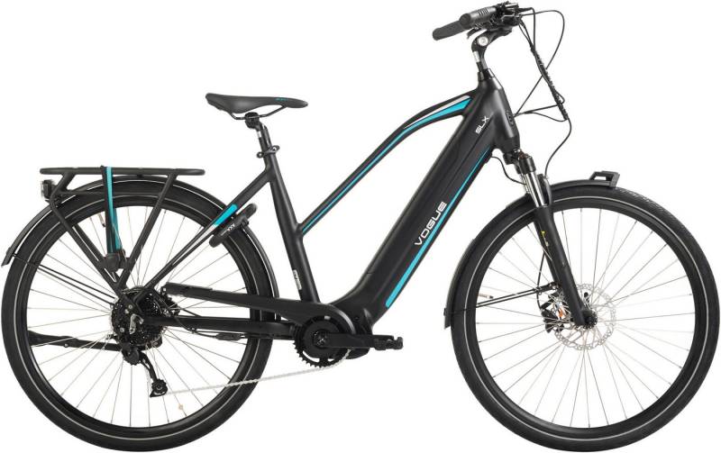 VOGUE BIKE E-Bike Cityrad SLX, 9 Gang Shimano Alivio Schaltwerk, Kettenschaltung, Mittelmotor, 522 Wh, Pedelec, Elektrofahrrad für Damen u. Herren von VOGUE BIKE
