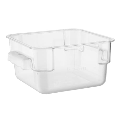 Vogue Hygiplas Quadratischer Aufbewahrungsbehälter aus Polycarbonat, 1,5 l von VOGUE