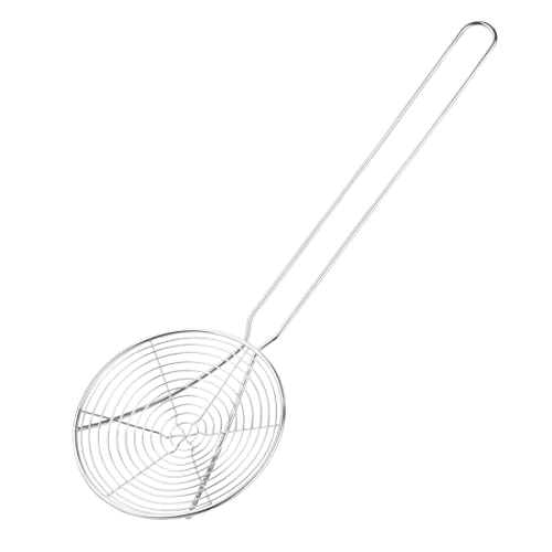 Vogue Spider-Sieb, 5 Zoll, Nickelstahl, Maße: 395 (L) x 140 (Durchmesser) mm – für Fritteusen, Blanchieren, Abschöpfen von Brühen, C834 von VOGUE