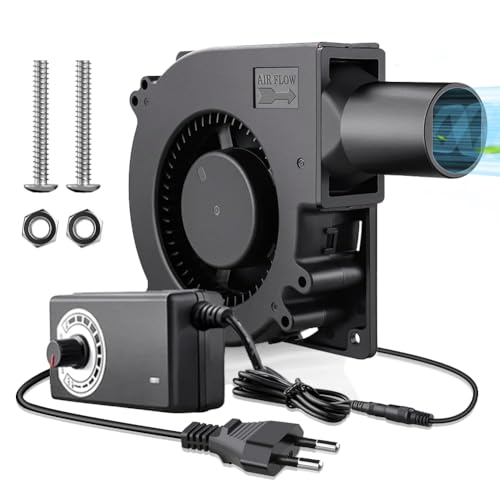 Gebläse Lüfter, Radiallüfter 12V, EC 240V Turbinen Turbo, Turbinengebläse AC Powered 220V mit controller & Rohr, 120 x 32mm Regelbar Kühlung Lüfter für Belüftung Lüfterwechsel BBQ Aufblasbar Kamin Gebläse Lüfter, Radiallüfter 12V, EC 240V Turbinen Turbo, Turbinengebläse AC Powered 220V mit controller & Rohr, 120 x 32mm Regelbar Kühlung Lüfter für Belüftung Lüfterwechsel BBQ Aufblasbar Kamin von VOHESEA