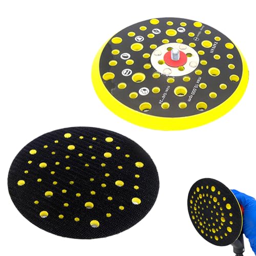 150 mm weiche Schwamm-Schnittstellen-Pads, 6 Zoll Schleifer Stützteller Ersatzteller Schleiferbasis | Hochleistungs-Schleifteller für Exzenterschleifer und Winkelschleifer, Polieren und Schleifen 150 mm weiche Schwamm-Schnittstellen-Pads, 6 Zoll Schleifer Stützteller Ersatzteller Schleiferbasis | Hochleistungs-Schleifteller für Exzenterschleifer und Winkelschleifer, Polieren und Schleifen von VOHESEA