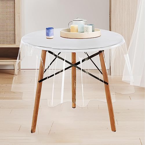 Rund Tischdecke Durchsichtig Rund Tischdecken Transparent φ153cm PVC Tischfolie 0.13mm Stark, Abwaschbar Wasserdicht Glasklar Folie Tischschutz Fettdicht Tischdecke Schutz zum Esstische Couchtische Rund Tischdecke Durchsichtig Rund Tischdecken Transparent φ153cm PVC Tischfolie 0.13mm Stark, Abwaschbar Wasserdicht Glasklar Folie Tischschutz Fettdicht Tischdecke Schutz zum Esstische Couchtische von VOHESEA