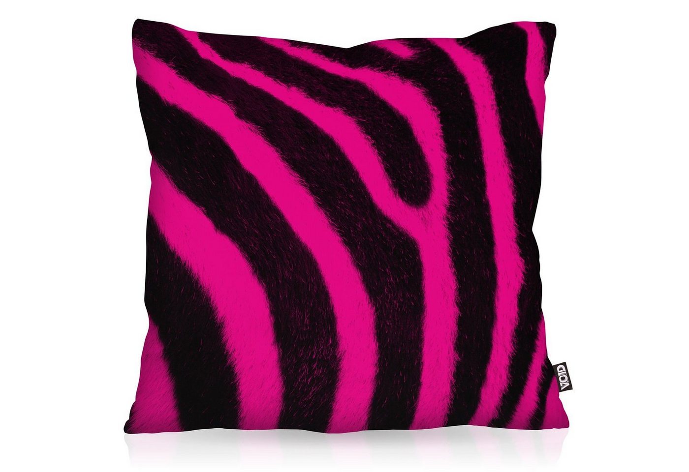 Kissenbezug, VOID, Sofa-Kissen Farbiges Zebrafellmuster Print Outdoor Indoor Zebra fell von VOID