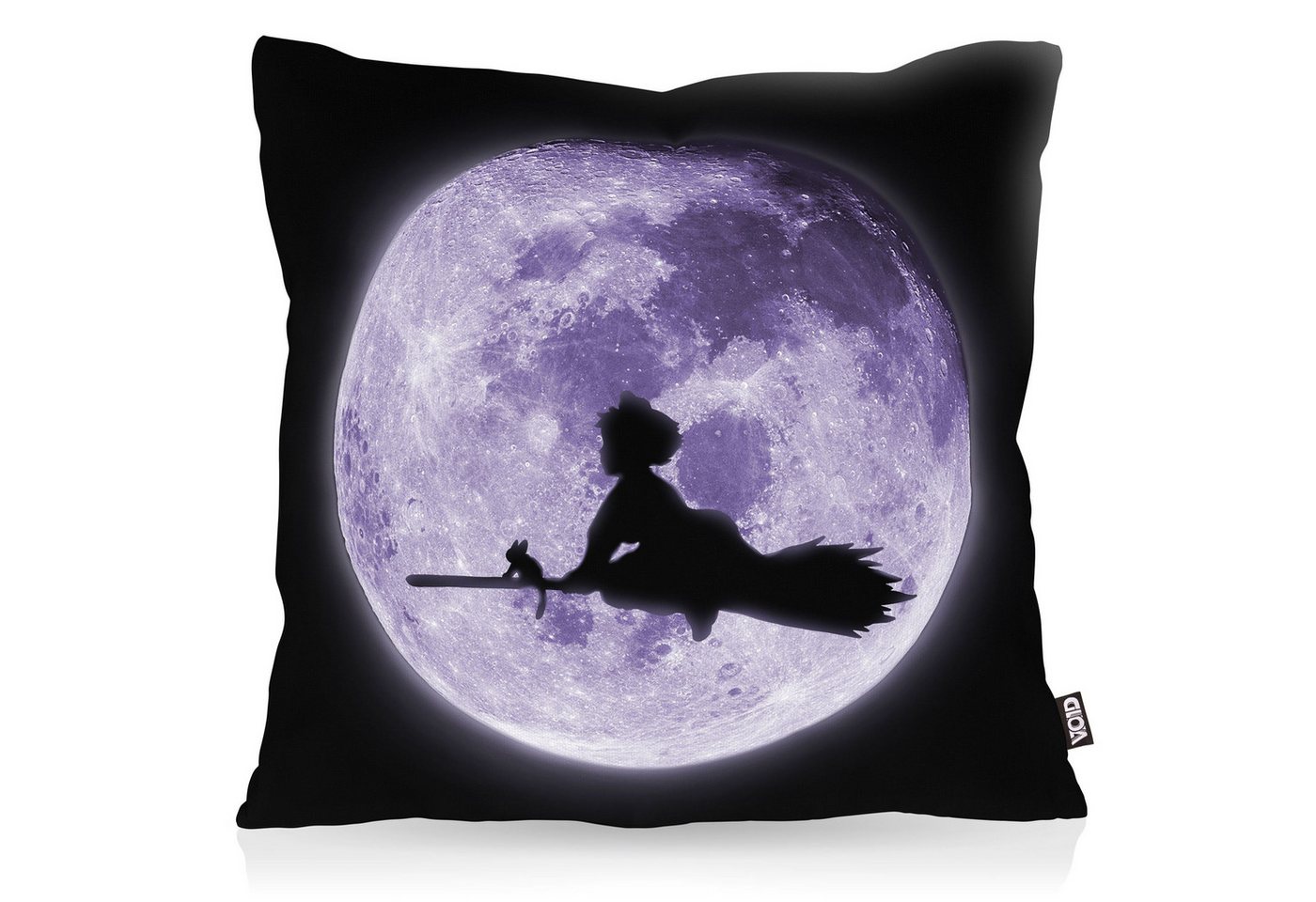 Kissenbezug, VOID, Sofa-Kissen Kikis Delivery ghibli katze anime kleiner lieferservice hexe von VOID