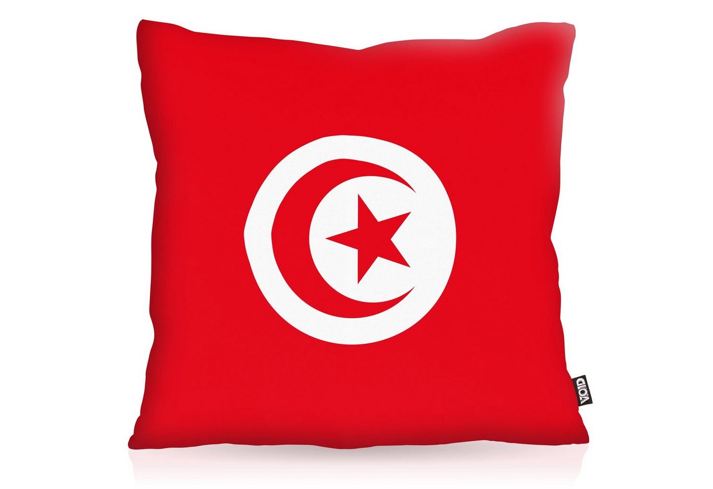 Kissenbezug, VOID, Tunesien Flagge Fahne Fan Fussball EM WM Tunis von VOID