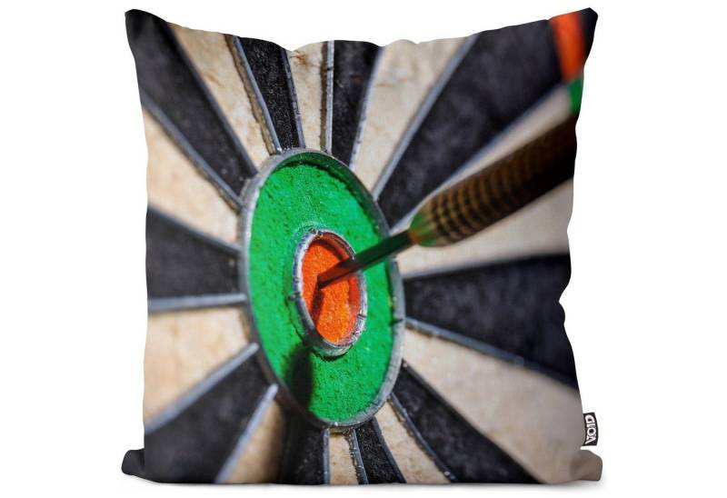 VOID Kissenbezug, (1 Stück), Bull's Eye Dart Pfeil Dartscheibe dart target pfeil sport mission per von VOID
