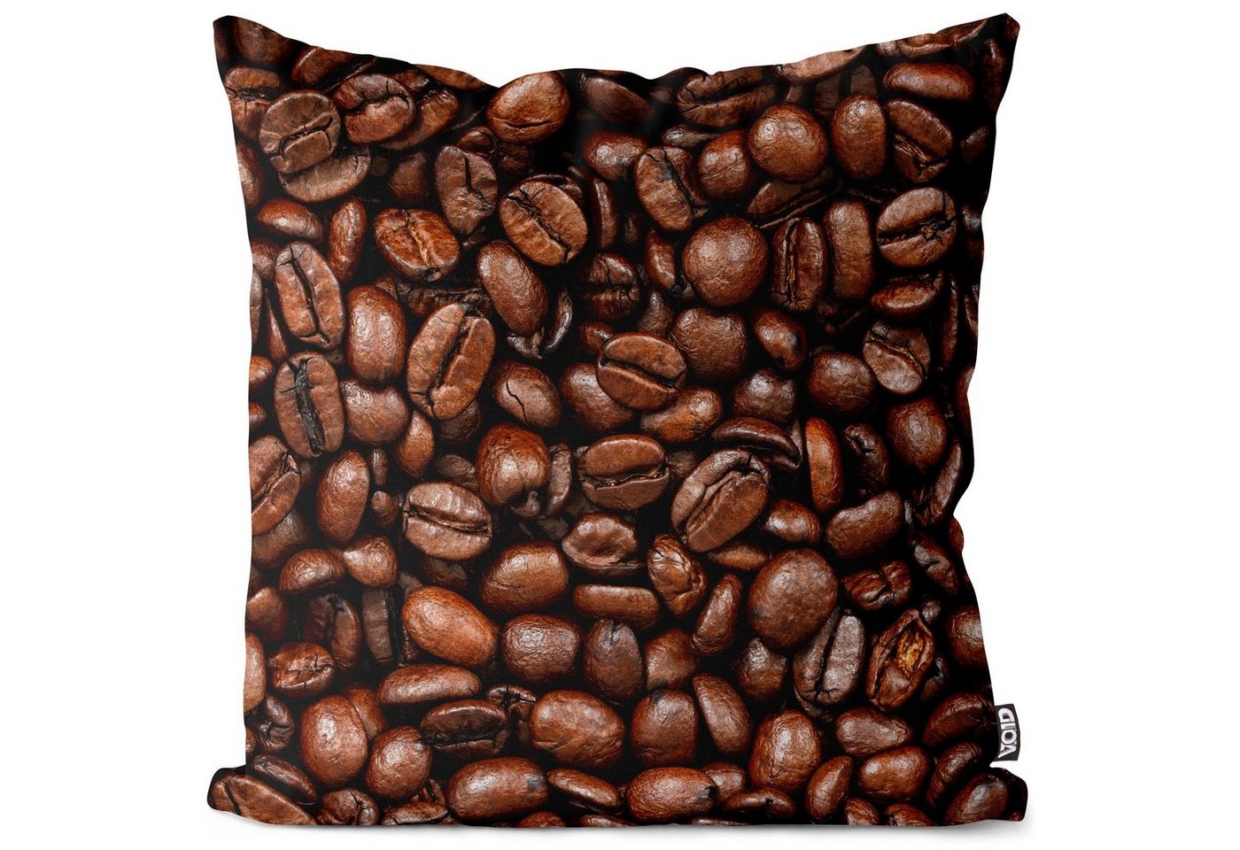 Kissenbezug, VOID (1 Stück), Sofa-Kissen Kaffeebohnen Kaffee Kissenbezug Kaffee Cafe Bohnen Maschine Kaffeemaschine von VOID