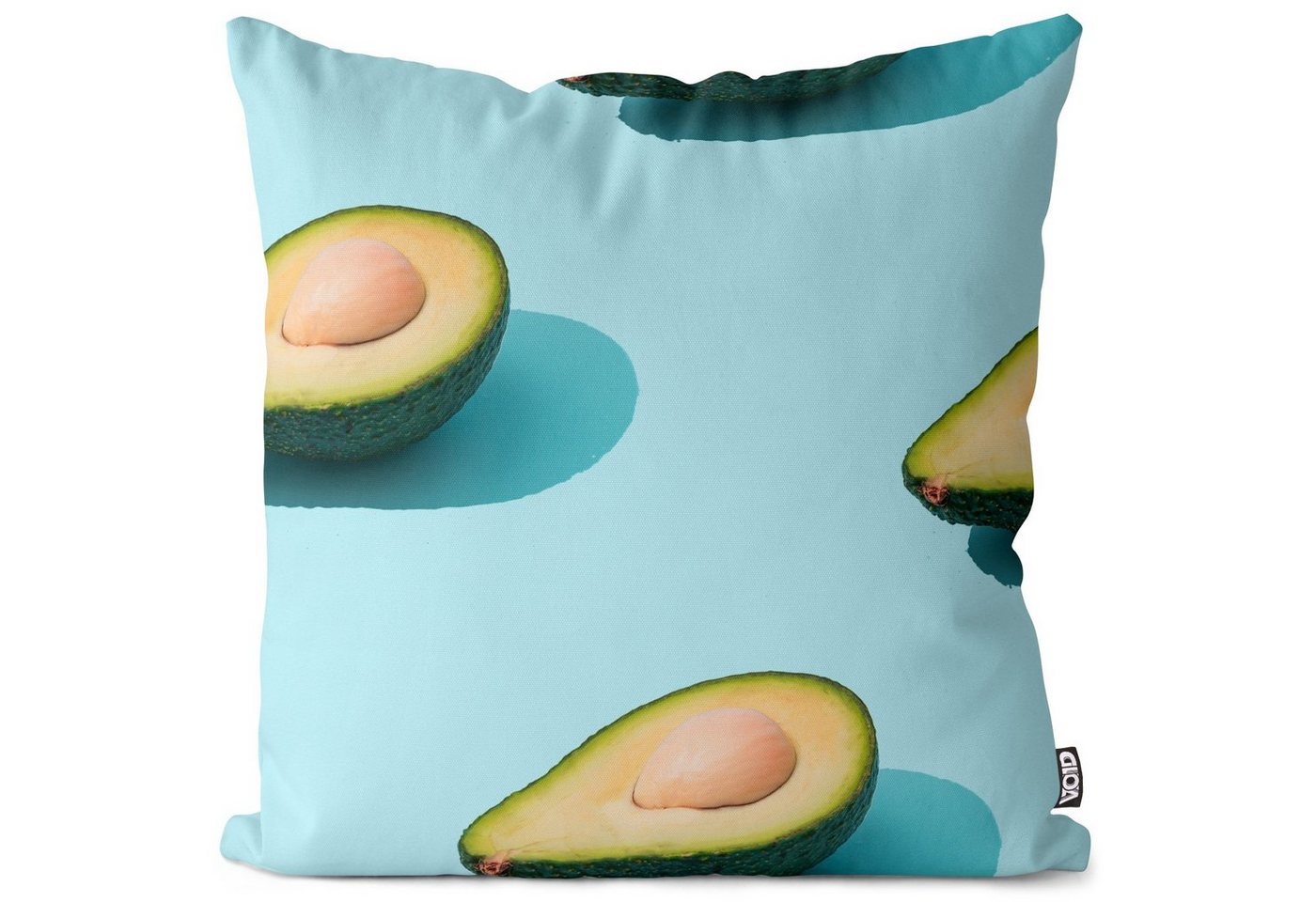 VOID Kissenbezug, (1 Stück), Avocado Früchte Superfruit fruit Frucht Essen Kochen Küche Obst Gesun von VOID