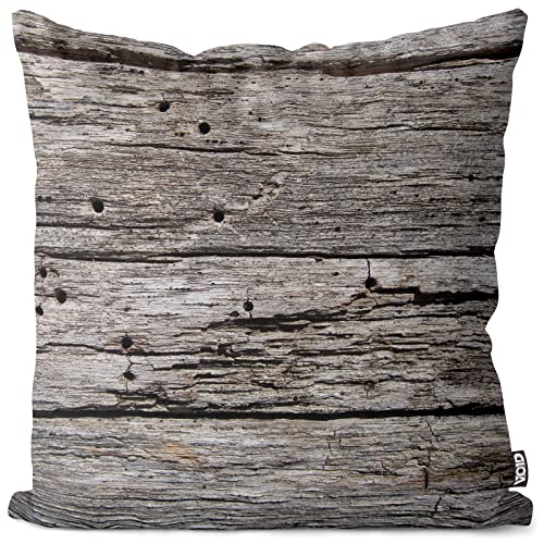 VOID Ausgebleichte Holzplanken Kissenbezug Kissenhülle Outdoor Indoor Holz Holzoptik, Kissen Größe:50 x 50 cm VOID Ausgebleichte Holzplanken Kissenbezug Kissenhülle Outdoor Indoor Holz Holzoptik, Kissen Größe:50 x 50 cm von VOID