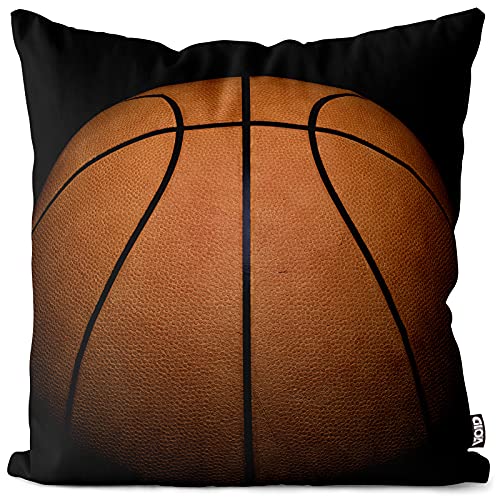 VOID Basketball Spiel Platz Korb Kissenbezug Kissenhülle Sofakissen Kissen Deko Outdoor-Kissen Dekokissen, Kissen Größe:40 x 40 cm von VOID