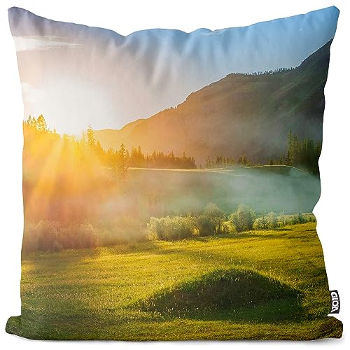 VOID Bergsee Landschaft Panorama Kissenbezug Kissenhülle Dekoration wasserfest Outdoor Garten Kissen bezug deko, Kissen Größe:40 x 40 cm VOID Bergsee Landschaft Panorama Kissenbezug Kissenhülle Dekoration wasserfest Outdoor Garten Kissen bezug deko, Kissen Größe:40 x 40 cm von VOID
