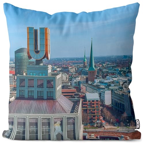 VOID Dortmund Kissenbezug Kissenhülle Polyester Dekoration Outdoor Dekokissen, Kissen Größe:40 x 40 cm von VOID