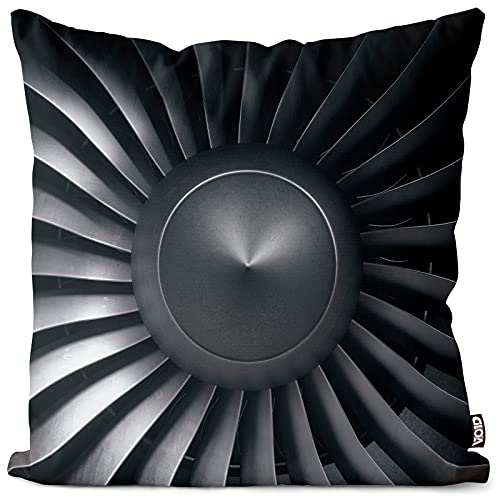 VOID Flugzeug Turbine Flieger Kissenbezug Kissenhülle Sofakissen Kissen Deko Outdoor-Kissen Dekokissen, Kissen Größe:60 x 60 cm VOID Flugzeug Turbine Flieger Kissenbezug Kissenhülle Sofakissen Kissen Deko Outdoor-Kissen Dekokissen, Kissen Größe:60 x 60 cm von VOID