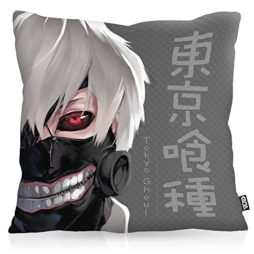 VOID Ghoul Dawn Kissenbezug Kissenhülle Outdoor Indoor Tokyo Anime Manga, Kissen Größe:40 x 40 cm von VOID