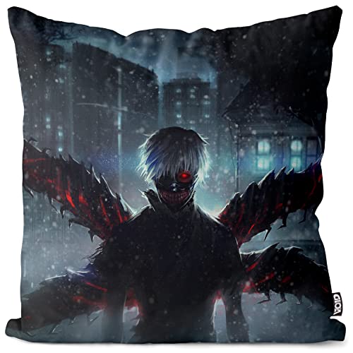 VOID Kaneki Encouter Kissenbezug Kissenhülle Outdoor Indoor Tokyo Anime Manga, Kissen Größe:50 x 50 cm VOID Kaneki Encouter Kissenbezug Kissenhülle Outdoor Indoor Tokyo Anime Manga, Kissen Größe:50 x 50 cm von VOID