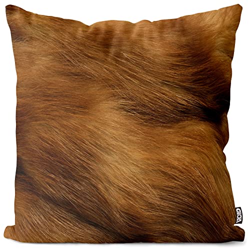 VOID Löwenfellmuster Kissenbezug Kissenhülle Outdoor Indoor Löwe Fell, Kissen Größe:80 x 80 cm VOID Löwenfellmuster Kissenbezug Kissenhülle Outdoor Indoor Löwe Fell, Kissen Größe:80 x 80 cm von VOID