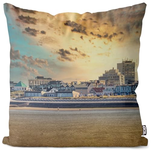 VOID Norderney Kissenbezug Kissenhülle Deko Polyester Dekoration Garten Dekokissen, Kissen Größe:40 x 40 cm VOID Norderney Kissenbezug Kissenhülle Deko Polyester Dekoration Garten Dekokissen, Kissen Größe:40 x 40 cm von VOID