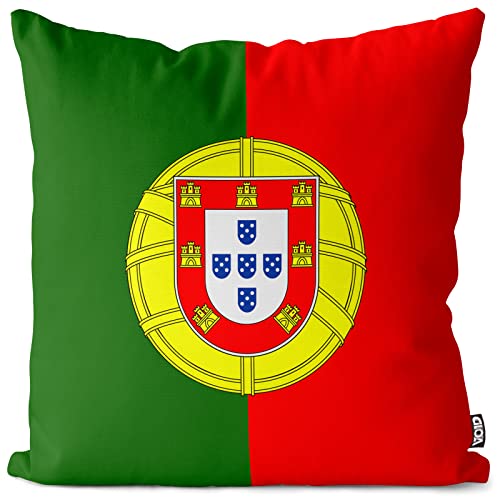 VOID Portugal Polyester Kissenbezug Flagge Fahne Fan-Kissen Kissenhülle Outdoor Indoor Bunt, Kissen Größe:40 x 40 cm VOID Portugal Polyester Kissenbezug Flagge Fahne Fan-Kissen Kissenhülle Outdoor Indoor Bunt, Kissen Größe:40 x 40 cm von VOID