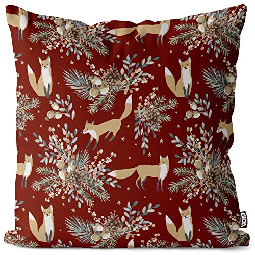 VOID Winter Fuchs rot Kissenbezug Kissenhülle Sofakissen Kissen Deko Weihnachten Winter Weihnachtsdeko, Kissen Größe:50 x 50 cm VOID Winter Fuchs rot Kissenbezug Kissenhülle Sofakissen Kissen Deko Weihnachten Winter Weihnachtsdeko, Kissen Größe:50 x 50 cm von VOID