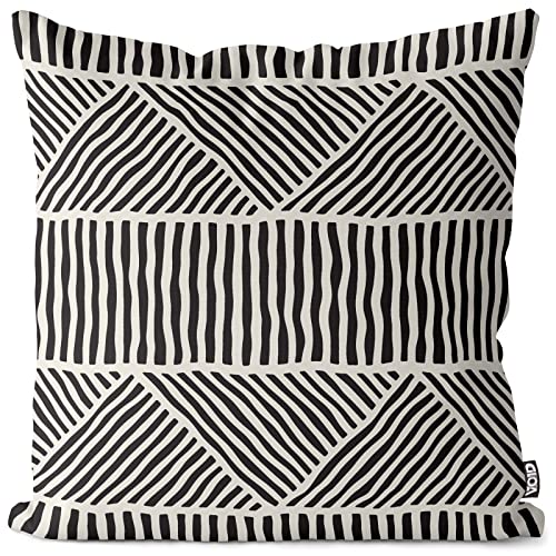 VOID Zebra Style Kissenbezug Kissenhülle Sofakissen Kissen Deko Outdoor-Kissen Dekokissen, Kissen Größe:40 x 40 cm von VOID