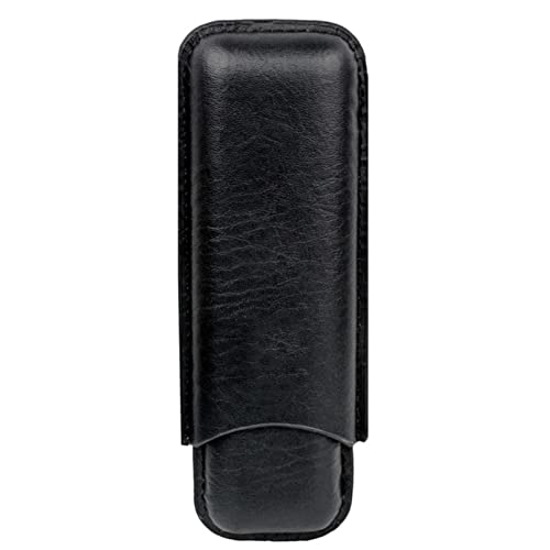 VOIV Zigarrenetui aus Leder mit 2 Röhren, Zigarrenhalter, Mini-Humidor-Reisebox, tragbares Zigarrenzubehör VOIV Zigarrenetui aus Leder mit 2 Röhren, Zigarrenhalter, Mini-Humidor-Reisebox, tragbares Zigarrenzubehör von VOIV