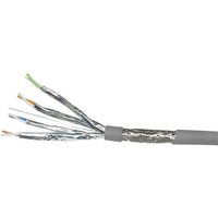 VOKA Kabelwerk 102566-00-100 Netzwerkkabel CAT 7 S/FTP 4 x 2 x 0.13mm² Grau 100m von VOKA Kabelwerk