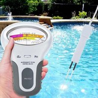 Elektronischer pH- und Chlorgehalt-Tester für Poolwasserqualität, 13 cm Kabel von VOLAVO