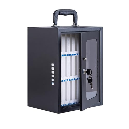 Handy-Schließfach Handy-Aufbewahrung Safe mit Türschlössern und Schlüsseln, Metall Handy Schließfach für Menschen mit Mangelnder Selbstbeherrschung(25 * 33.5cm/9.8 * 13in) von VOLDAX