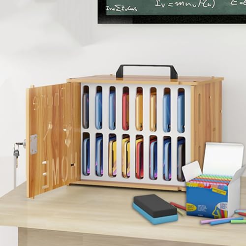 VOLDAX Abschließbarer Handy-Spind mit Türschlössern und Schlüsseln, Handy Schließfach Aufbewahrungsschrank für Büro Schule Klassenzimmer(27 * 21 * 22cm/10.6 * 8 * 8.7in) von VOLDAX